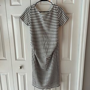 Maternity striped dress